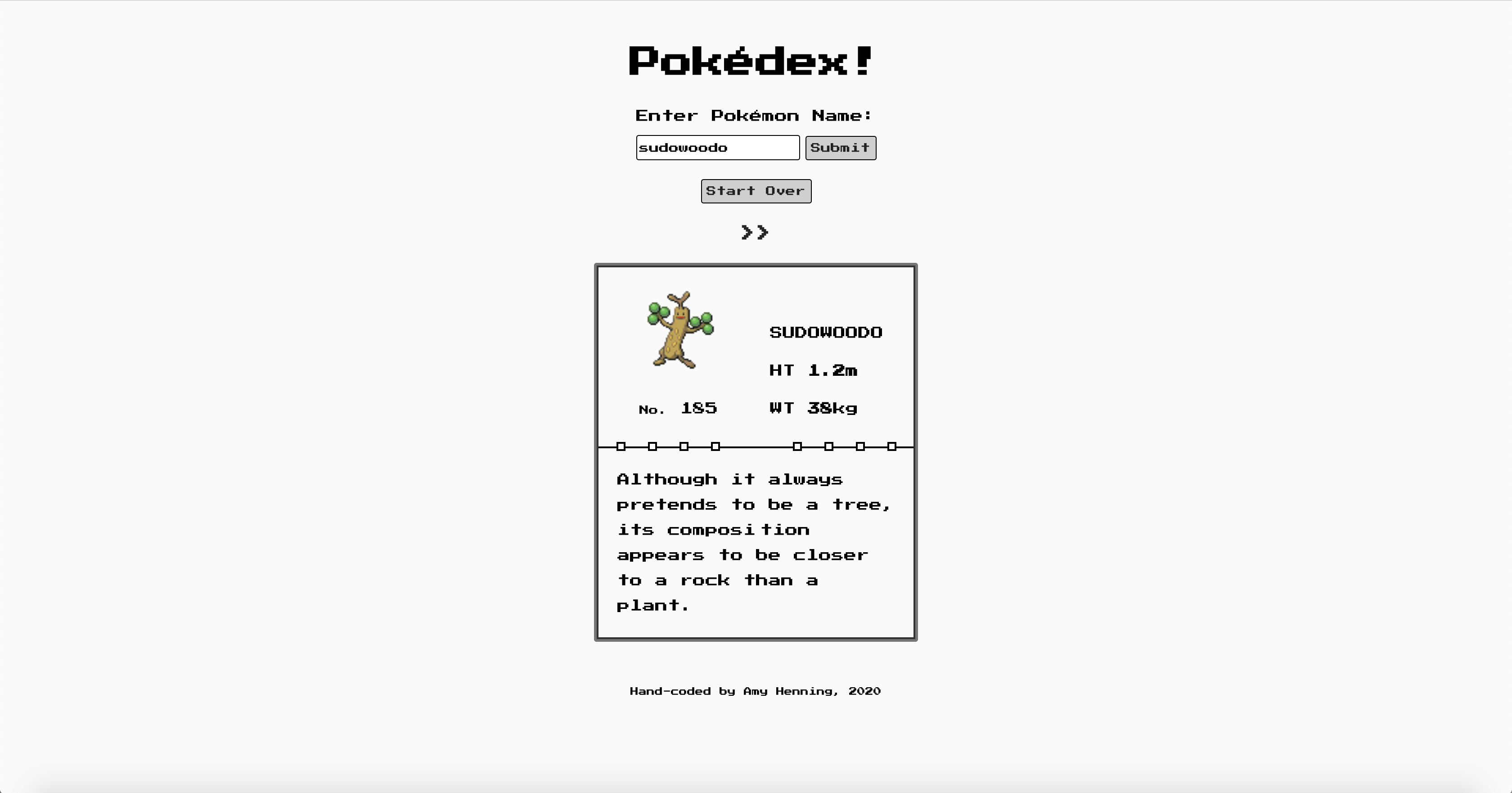 Pokedex Screenshot